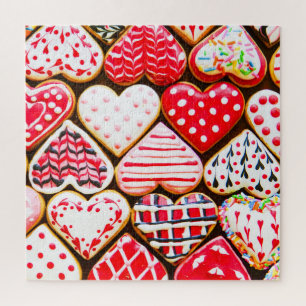 Valentinsherz Kekse: Selbstgemachte Liebe. Puzzle