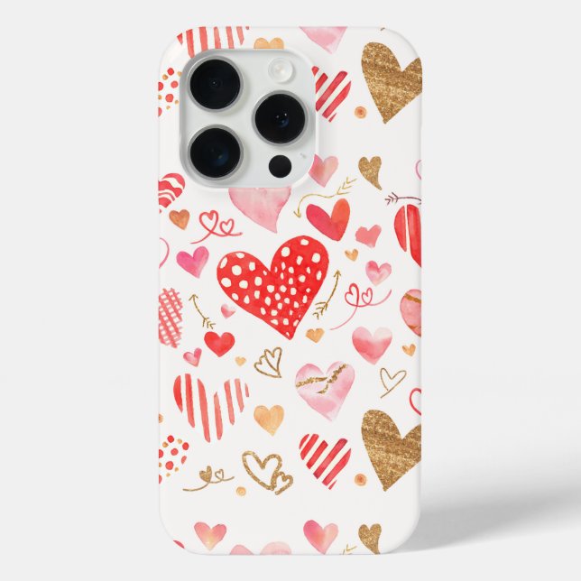 Valentinsherzen Case-Mate iPhone Hülle (Rückseite)