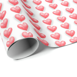 Valentinsherzen geschenkpapier