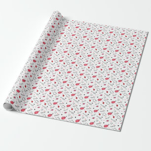 Valentinsherzen Pfeil Nahtlos Geschenkpapier