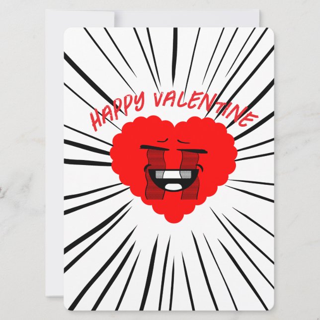 Valentinskarte Feiertagskarte (Vorderseite)