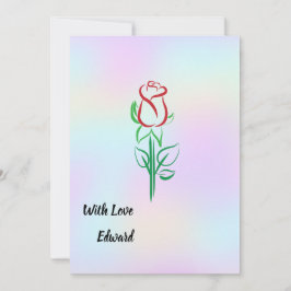 Valentinskarte Feiertagskarte