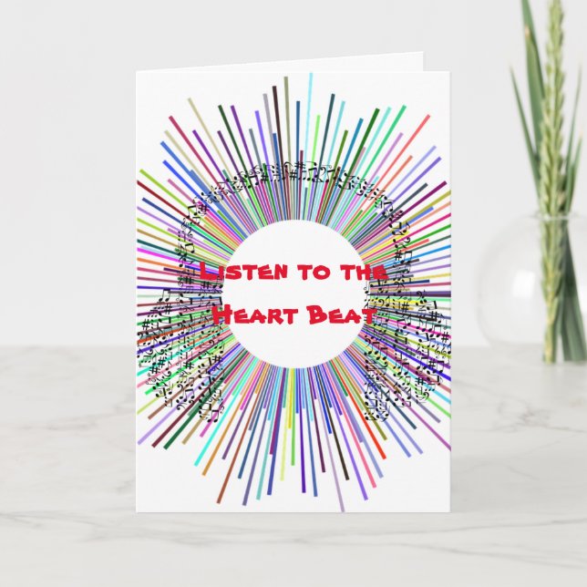 Valentinskarte Feiertagskarte (Vorderseite)