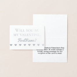 Valentinskarte Folienkarte