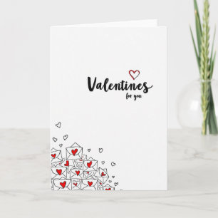 Valentinskarte für dich Liebeskarte Karte
