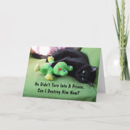 Valentinskarte für Sassy Cat & Froggy Feiertagskarte