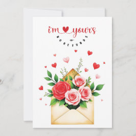 Valentinskarte - "I'm yours, no refunds" Feiertagskarte