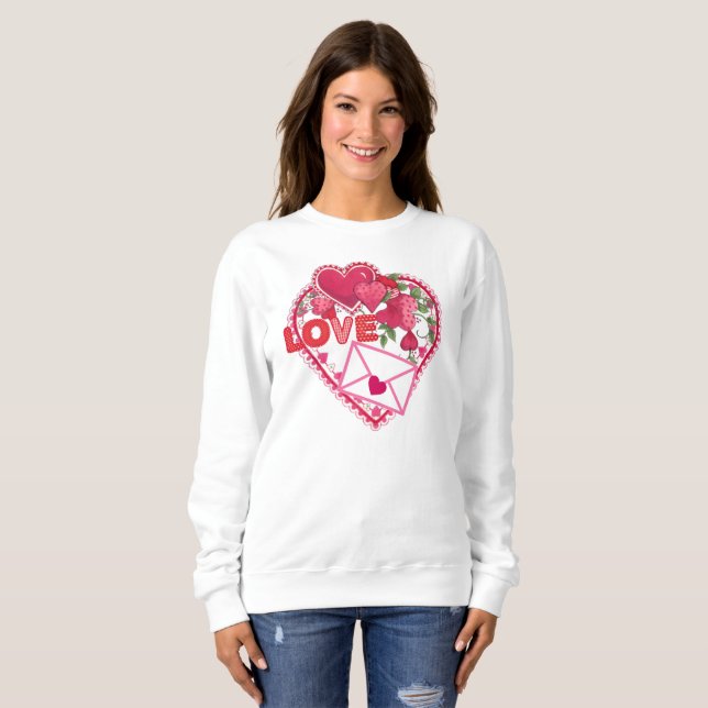 Valentinsliebe  sweatshirt (Vorne ganz)