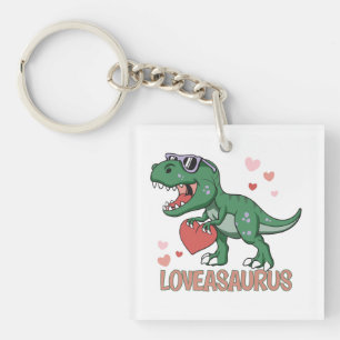 Valentinsliebesaurus Schlüsselanhänger