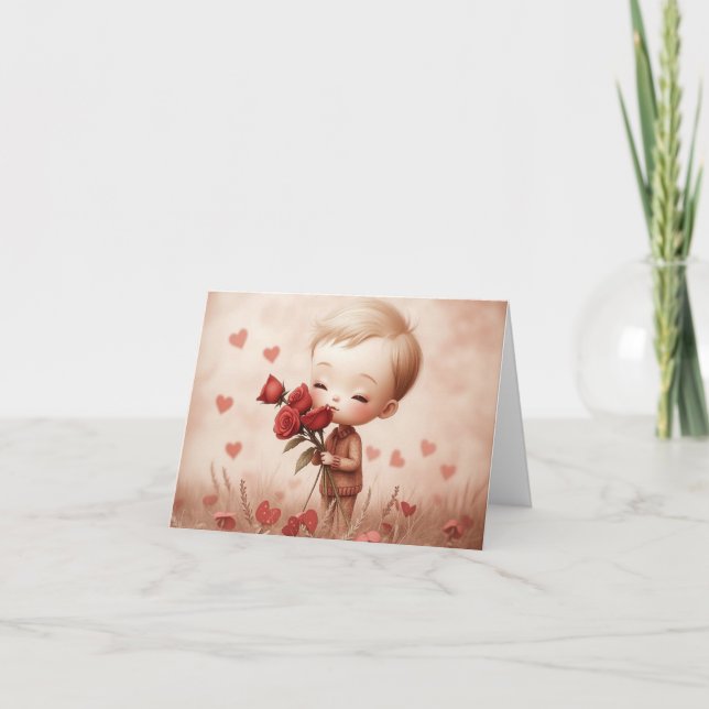 Valentinsmilz 2 karte (Vorderseite)