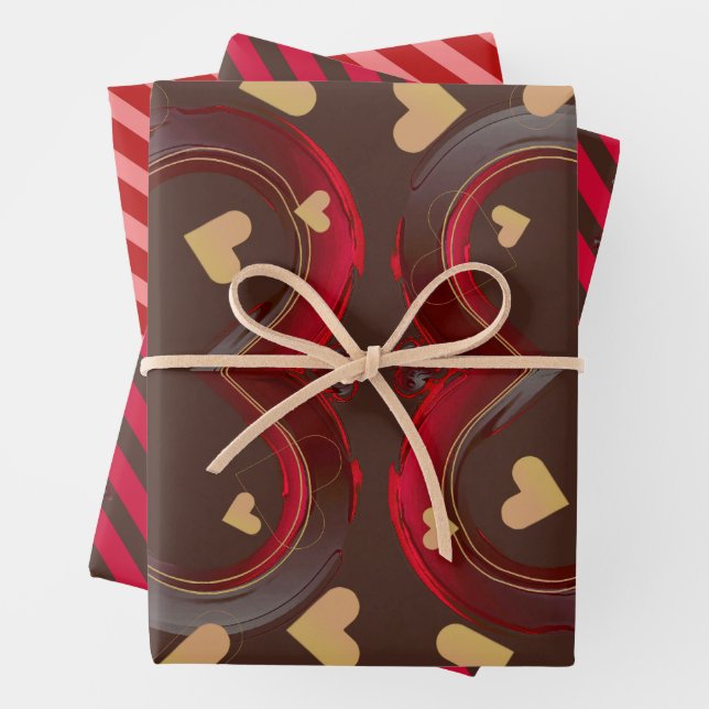 Valentinsortiment Geschenkpapier Set (Beispiel)