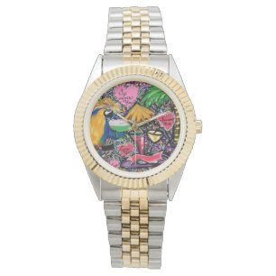 Valentinsparty Papagei Armbanduhr