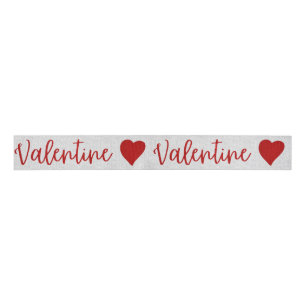 Valentinsrot glänzendes Grosgrainband Ripsband