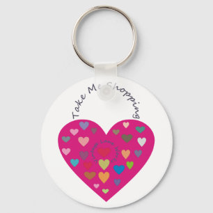 Valentinsrot Handtasche Schlüsselanhänger