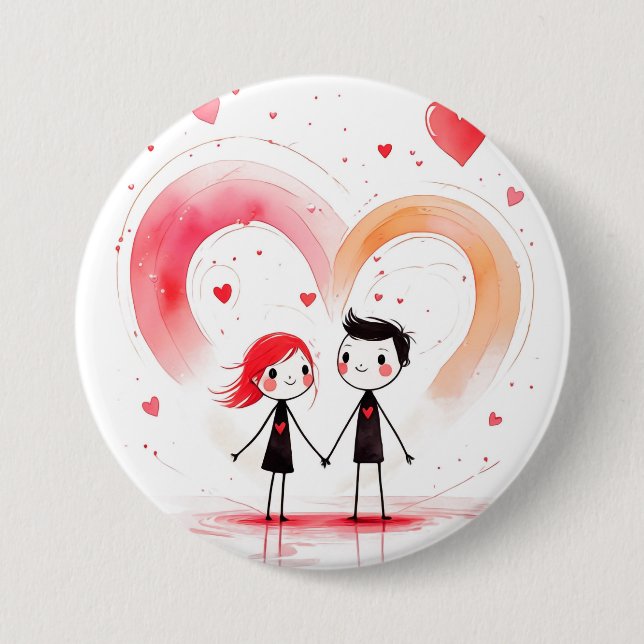 Valentinstag 2025 button (Vorderseite)