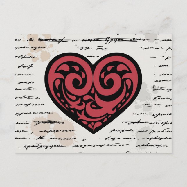 Valentinstag 2 feiertagspostkarte (Vorderseite)