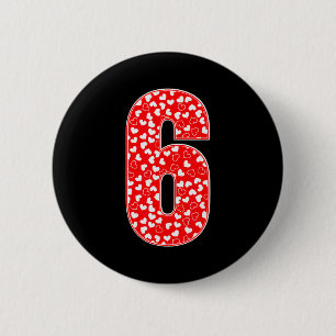 Valentinstag 67 Voller Herz Funny Six Sev Button