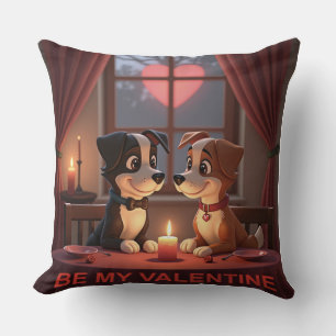 Valentinstag Abendessen 4 2 Sitzkissen Kissen