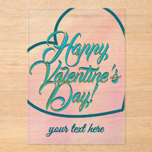 Valentinstag Acryleinladungen