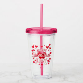 VALENTINSTAG ACRYLTRINKBECHER