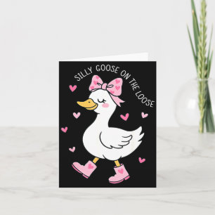 Valentinstag Alberne Gans Auf Freiem Fuß Kokette S Karte