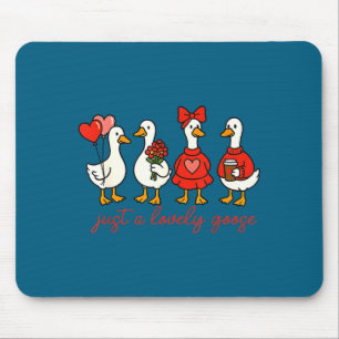 Valentinstag Alberne Gans Nur Eine Liebe Gans Ente Mousepad