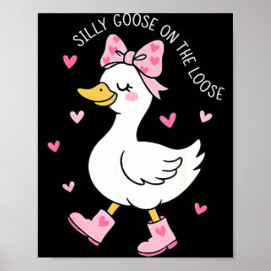 Valentinstag Alberner Gans Auf Freiem Fuß Kokette Poster