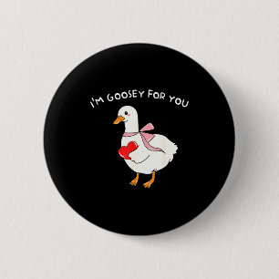 Valentinstag Alberner Gans Ich bin Gänschen Für Di Button