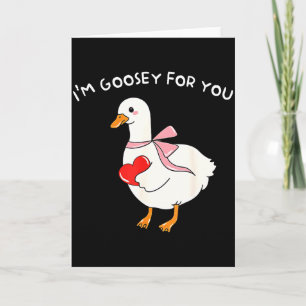 Valentinstag Alberner Gans Ich bin Gänschen Für Di Karte