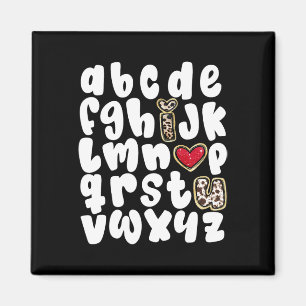Valentinstag Alphabet Abc I Liebe Sie Lehrerin Wom Magnet