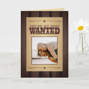 Valentinstag am meisten Gewollt Poster Karte