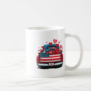 Valentinstag Amerikanischer Pickup-Liebes-Lkw Patr Kaffeetasse