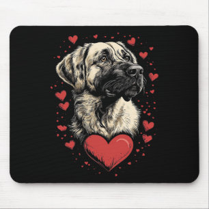 Valentinstag Anatolischer Hirtenhund Mousepad