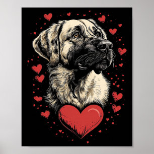 Valentinstag Anatolischer Hirtenhund Poster