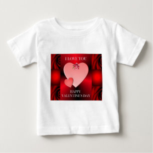 Valentinstag-Andenken Baby T-shirt