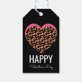 Valentinstag Animal Print Herz Geschenkanhänger