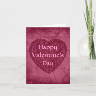Valentinstag - Antiquitätenpfropfen Feiertagskarte