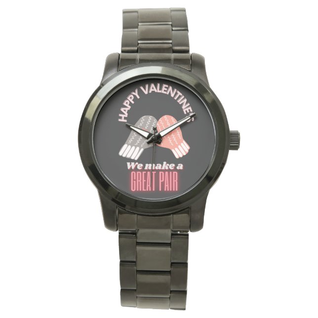 Valentinstag Armbanduhr (Vorderseite)