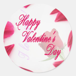 Valentinstag - Aufkleber