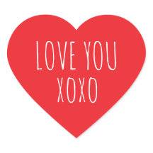 Valentinstag-Aufkleber