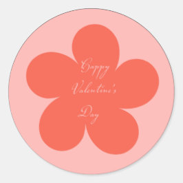 Valentinstag-Aufkleber Runder Aufkleber
