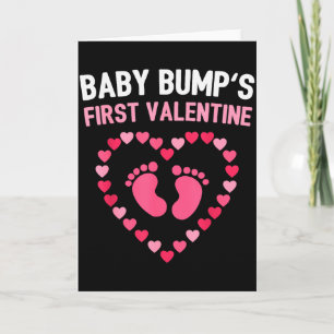 Valentinstag Baby Bump Shirt Erstes Valentinstag S Karte