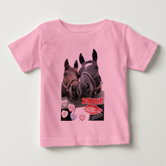 Valentinstag Baby T-shirt (Vorderseite)