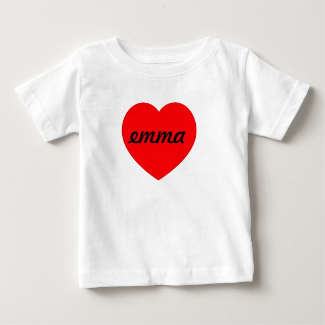 Valentinstag Baby T-shirt (Vorderseite)