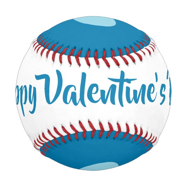 Valentinstag-Baseball von dalDesignNZ Baseball (Rückseite)