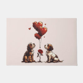 Valentinstag Beagle Hunde Fußmatte