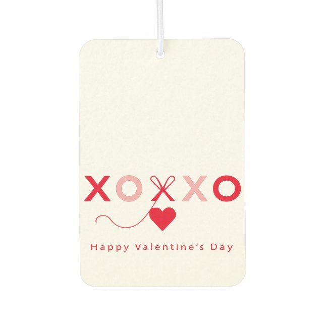 Valentinstag - Begehung der Liebe Autolufterfrischer (Vorderseite)