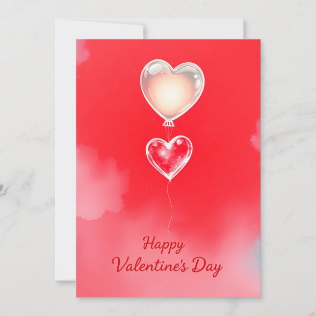 Valentinstag - Begehung der Liebe Einladung (Vorderseite)