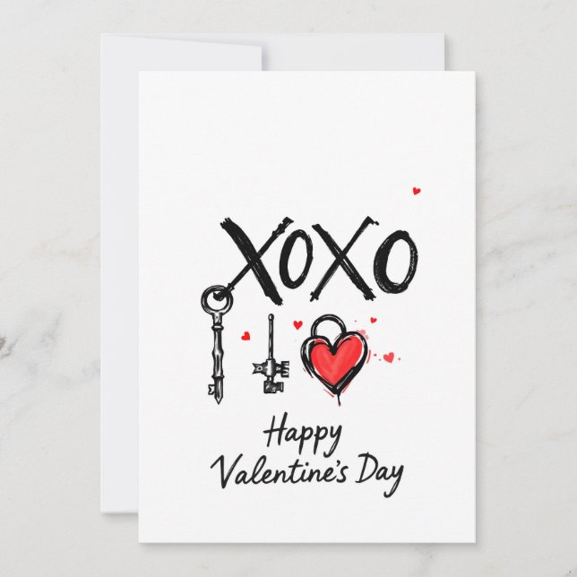Valentinstag - Begehung der Liebe Einladung (Vorderseite)
