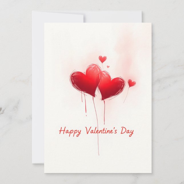 Valentinstag - Begehung der Liebe Einladung (Vorderseite)